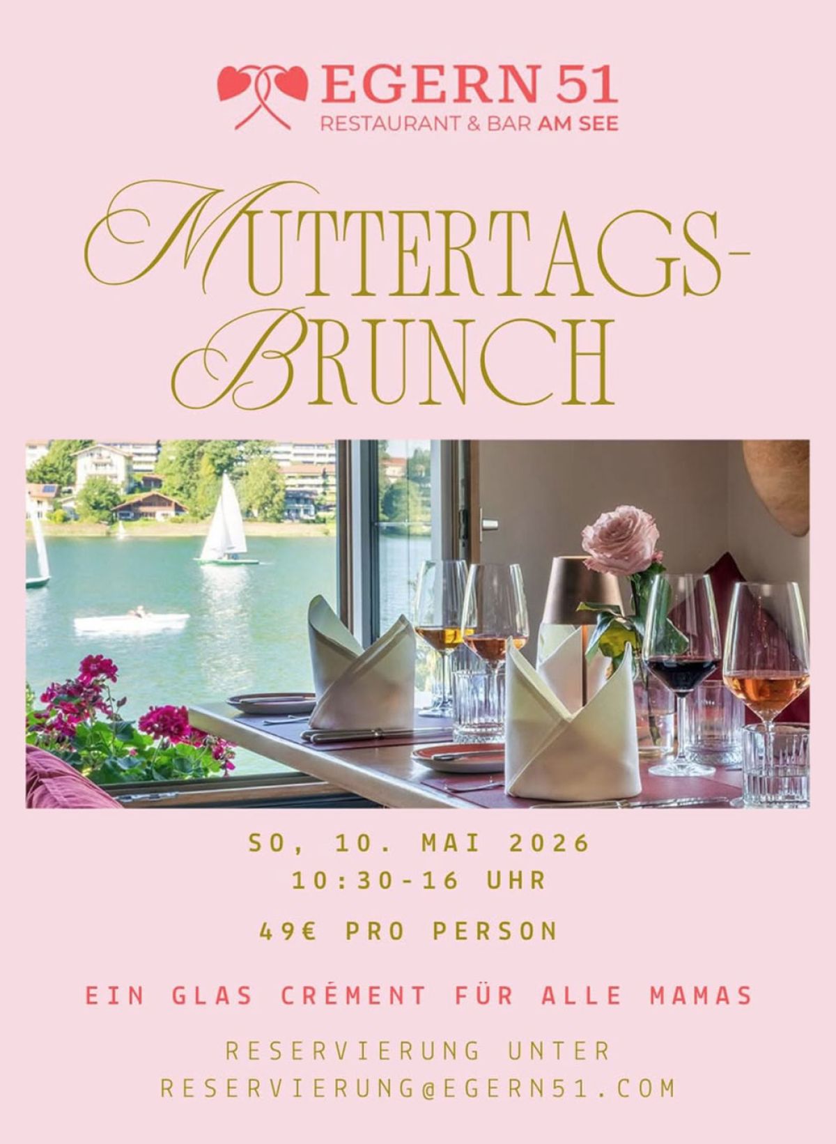 Muttertags-Brunch am See