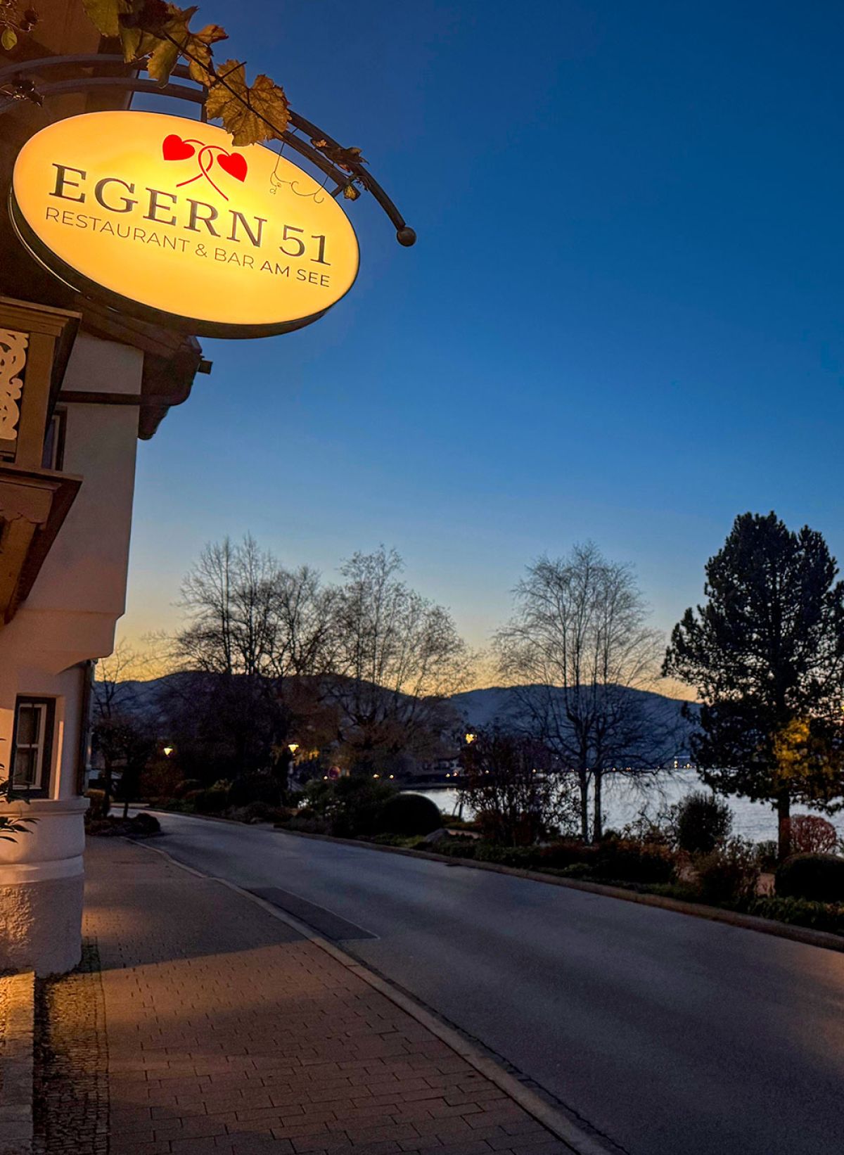 Au lac 51 wird wieder EGERN 51 – Am See – Restaurant & Bar